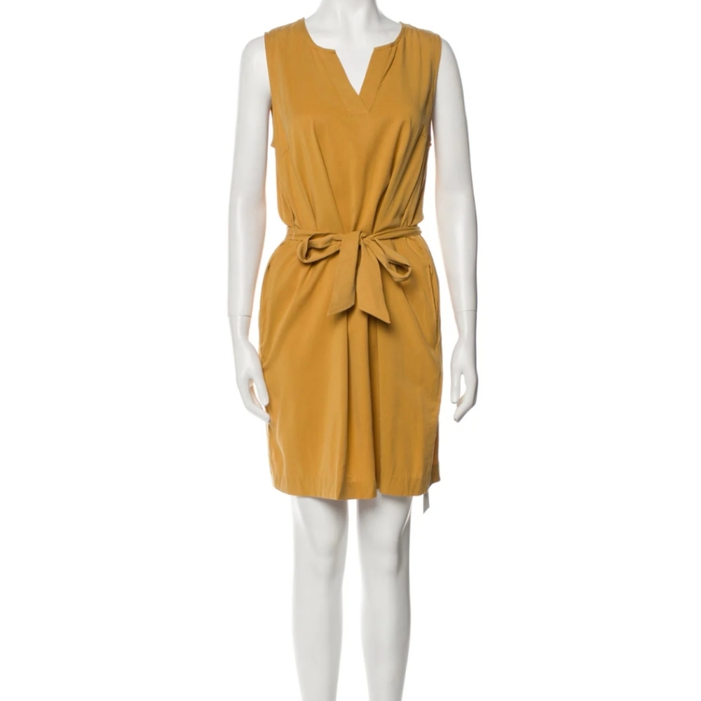 Nicole Miller - NWT - Mustard Sleeveless Dress size 8